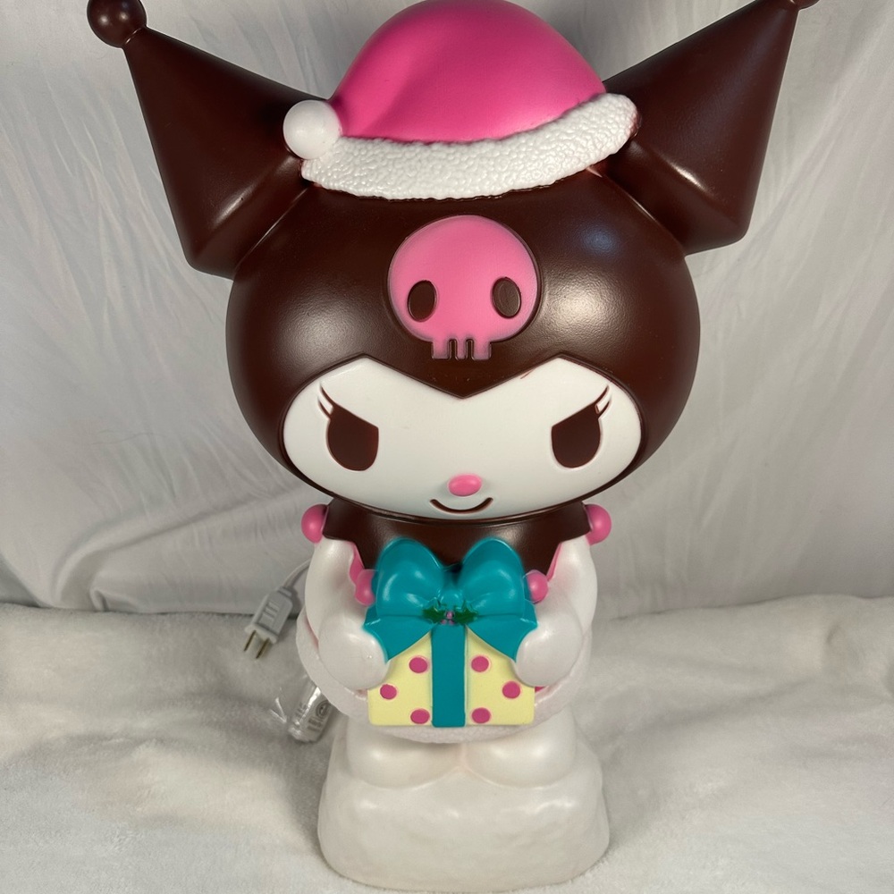 New KUROMI HELLO KITTY CHRISTMAS BLOW MOLD  21" 21in 2025 Plug In NEW